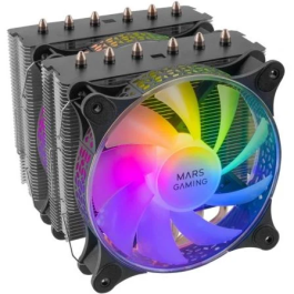 Mars Gaming MCPU-XT Disipador CPU ARGB Doble Torre TDP 300W Ventilador 12cm Compatible Intel AMD Precio: 46.49999992. SKU: S0235826