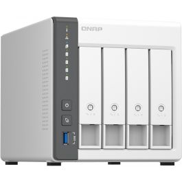 Qnap NAS TS-433-4G Torre Servidor 4 Bahías 3.5"/2.5" 4GB RAM 2.5GbE para Sincronizar y Compartir Archivos y Datos Privado