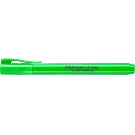 FABER-CASTELL 157763. Rotulador Textmarker Textliner 38 verde con tinta a base de agua, cuerpo de polipropileno (PP).