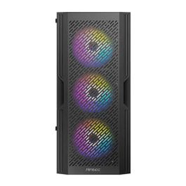 Antec AX20 Midi Tower Negro - Caja de PC Negra con Ventiladores Frontales de 120 mm