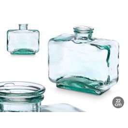Jarron Vidrio Reciclado Rectangular 22 Cm Giftdecor (3 Unidades) Precio: 38.59000002. SKU: B1F575HK42