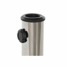 DKD Home Decor Base Parasol para Terraza y Jardín Ajustable Inox Plateado 45x45x35 cm - Desmontable, 20 kg