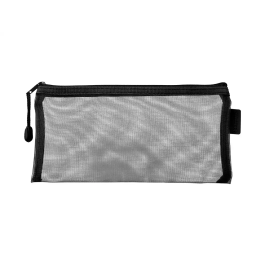 Liderpapel Bolsa Zipper Bag Multiusos Poliester Transpirable Ticket 230x115 mm Negro