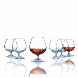 Luminarc Copa Coñac Spirit Bar de Vidrio Transparente 25 cL, Set de 6 Unidades, Apto para Lavavajillas y Frigorífico, Fabricado en Francia