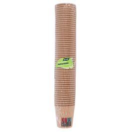 Set de 50 vasos de cartón Kraft 80 cc - Algon (36 Cajas) Set de 50 vasos de cartón Kraft 80 cc - Algon (36 Cajas)