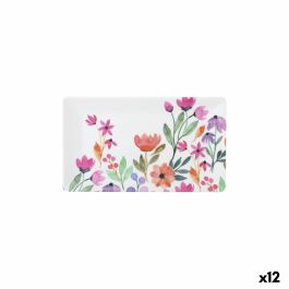 Bandeja de Aperitivos La Mediterránea Flores 25 x 15 x 2 cm (12 Unidades) Precio: 39.49999988. SKU: B1DDRYPWJ2