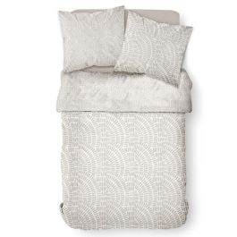 Juego de ropa de cama Mawira - 2 personas - 260 x 240 cm - 100% algodón - Estampado Étnico Beige - HOY Juego de ropa de cama Mawira - 2 personas - 260 x 240 cm - 100% algodón - Estampado Étnico Beige - HOY