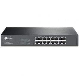 Tp-link Switch TL-SG1016D 16 Puertos Gigabit Ethernet 10/100/1000 Mbps Plug & Play Eficiencia Energética