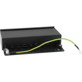 EQUIP 326621 Patchpanel 8x RJ45 Cat6A FTP Negro para 10 Gigabit Ethernet