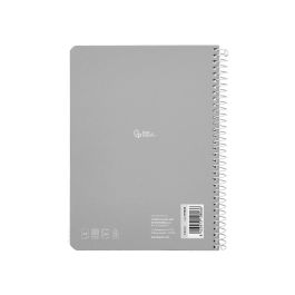 Liderpapel Cuaderno espiral Smart A5 tapa blanda, 80 hojas 75g milimetrado 2mm, colores surtidos