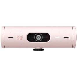 Logitech Webcam Brio 500 Rosa Full HD 1080p 4MP 90° con Clip de Montaje Universal USB-C Plug and Play Rightlight 4 HDR