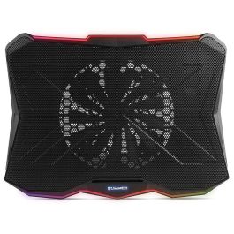 Nox NXHUMMERPROSTAND Soporte Refrigerante Hummer PRO Stand para Portátiles 17.3", RGB, Ventilador 170mm, 7 Posiciones, 2 USB