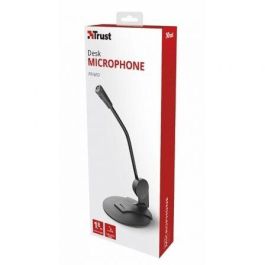 Trust 21674 Micrófono de Sobremesa Primo para PC y Portátil, con pedestal, ángulo ajustable y cable 1.8m 3.5mm para gaming y chat. Trust 21674 Micrófono de Sobremesa Primo para PC y Portátil, con pedestal, ángulo ajustable y cable 1.8m 3.5mm para gaming y chat.