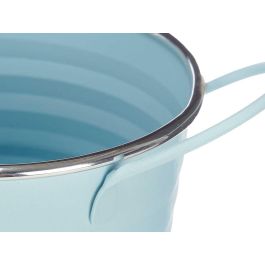 Ibergarden Cubo Alto con Asas Zig Zag Filo Plata - Metal, Azul/Rosa/Verde, 20.5x22x15 cm (24 Unidades) Ibergarden Cubo Alto con Asas Zig Zag Filo Plata - Metal, Azul/Rosa/Verde, 20.5x22x15 cm (24 Unidades)