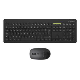 Unykach Teclado y Ratón Inalámbrico MK212 Pro Español, Combo 2 en 1, Ratón 2400 DPI, Teclado QWERTY Completo 108 Teclas, USB, Negro, para Windows, macOS, Linux, Android Precio: 21.49999995. SKU: B1FADFKY8F