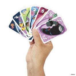 UNO Jcc10 Juego de Cartas Clásico Disney Lilo y Stitch con gráficos inspirados. Incluye Regla Especial 'Ohana'. Edad +7 años.