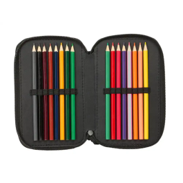 Portatodo Nerf Game Negro 12,5 x 19,5 x 5,5 cm 37 Piezas