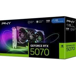 PNY GeForce RTX 5070 12GB GDDR7 VERTO ARGB OC Triple Fan Tarjeta Gráfica
