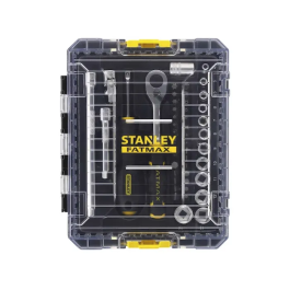 Stanley Fatmax Fmmt98101-0 Juego de Vasos y Accesorios de 1/4'' 48 Piezas Stakbox M