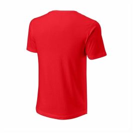 Camiseta de Manga Corta Hombre Wilson Rojo