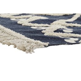 DKD Home Decor Alfombra Azul Marino Beige 180 x 120 cm