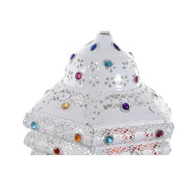 DKD Home Decor Fez Lámpara Techo Arabe Dorado Multicolor 28 x 58 x 28 cm Metal Acrílico E27