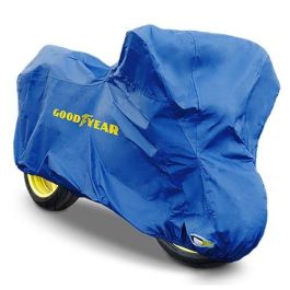 Goodyear GOD7020 Funda Cubre Moto Talla M | Protección Integral contra Lluvia, Nieve, Polvo, Sol y Arañazos | Ojal de Seguridad | PE+PP Precio: 26.59000047. SKU: B19QWYEN86