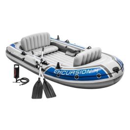 Barca excursion 4 personas con 2 remos aluminio y bomba incluido 315x165x43cm