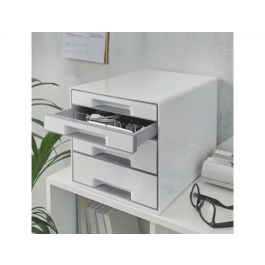 Cajón Archivador Leitz WOW CUBE Blanco