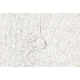 DKD Home Decor Cama Urban Crudo 219x104x170 cm para colchón de 150x200 de Poliéster y Madera