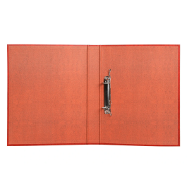 Liderpapel Carpeta de 2 anillas 25mm Folio Cartón Cuero Compresor Plástico