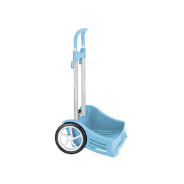 Safta Carro Portamochilas Evolution P.298C Trolley Azul Celeste - 2 Años Garantía, Fabricado en España, Ruedas Antivibración