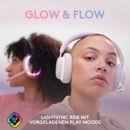 Logitech G G735 Auriculares Inalámbricos Bluetooth / LIGHTSPEED, Jack 3.5mm, Full Size, White Mist