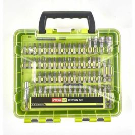 Ryobi Estuche 71 accesorios atornillar mixto: 44 puntas 25mm (PZ/PH/TX/SQ/HEX/SL), 18 puntas 50mm (PZ/PH/HEX/SL), 9 vasos, soporte Precio: 48.50000045. SKU: B1DR3FAC5G