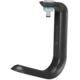 Gardena Soporte de Manguera de Pared Liano TapFix 20m - Almacenamiento Compacto y Práctico para Jardín Color Negro