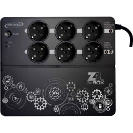 INFOSEC Inversor de alta frecuencia Z3 ZenBox EX 700 - 700 VA 8 enchufes FR / SCHUKO INFOSEC Inversor de alta frecuencia Z3 ZenBox EX 700 - 700 VA 8 enchufes FR / SCHUKO