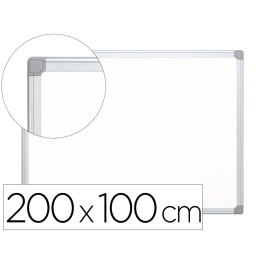 Q-connect Pizarra Blanca Laminada con Marco de Aluminio 200x100 cm Precio: 182.49999966. SKU: B16V2RM8SB