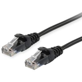 EQUIP 603152 Cable de Red Ethernet Cat6A U/UTP 0.25m Negro LSZH, 2xRJ45, Doble Blindaje, 10GBase-T, PoE+, Bolsa de Plástico Precio: 13.89000019. SKU: B18LH4V9AR