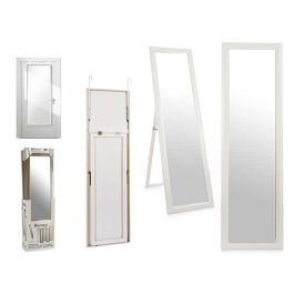 Giftdecor Espejo de Pared y de Pie 30x120 cm Blanco de Cristal y Madera (6 Unidades) Precio: 132.49999972. SKU: B1CHHAYSN4