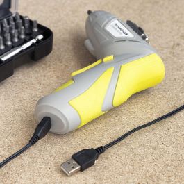 Destornillador Eléctrico Inalámbrico Multiposición con Accesorios Drivelite InnovaGoods 33 Piezas Destornillador Eléctrico Inalámbrico Multiposición con Accesorios Drivelite InnovaGoods 33 Piezas