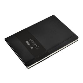 Cuaderno Con Gomilla Antartik Notes Tapa Dura A4 Hojas Lisas Negro 100 Hojas 80 gr Fsc