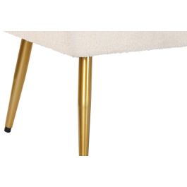 DKD Home Decor Descalzadora Blanco Dorado 106 x 45 x 50 cm