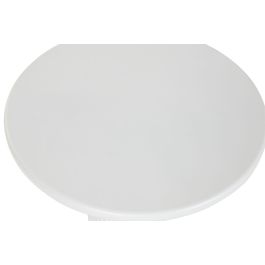 DKD Home Decor Mesa Auxiliar Cuadrada Moderna de Metal Blanco para Salón o Dormitorio - Desmontable, 75x75x40 cm DKD Home Decor Mesa Auxiliar Cuadrada Moderna de Metal Blanco para Salón o Dormitorio - Desmontable, 75x75x40 cm
