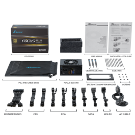 Seasonic FOCUS SGX-750 Fuente de Alimentación 750W 80 PLUS Gold SFX Modular PC Negro