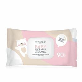 Byphasse Toallitas Limpiadoras Bebé Piel Delicada y Suave con Aloe Vera, Camomila y Sin Alcohol, Pediátricamente Testadas, 90 Unidades Precio: 2.95000057. SKU: B1GQ269K3B