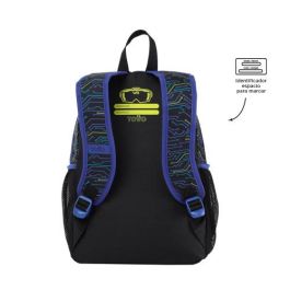 Totto Mochila Morral Mettaverse M MJ04MTV002-2320-5CEM, Azul Marino, Infantil, Poliéster