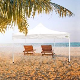 Cenador plegable altura ajustable 300x300x220 cm Cenador plegable altura ajustable 300x300x220 cm