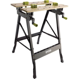 Ryobi Banco de trabajo plegable y giratorio RWB02, capacidad máxima 100 kg, mesa de bambú Precio: 63.69000044. SKU: B1E4EYSWQ2