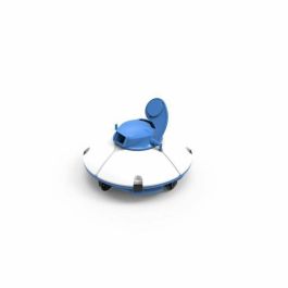 BESTWAY Robot aspirador Frisbee para piscinas de fondo plano 5x3m - Inalámbrico, Autonomía 60 min, Filtro de acero inoxidable