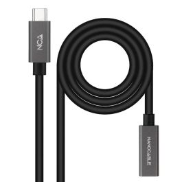Nanocable 10.01.4400 Cable Alargador USB-C Macho a Hembra, USB 3.2 Gen2x2 20Gbps, Carga 60W, Video 4K 60Hz, Thunderbolt 3, 0.5m Negro Precio: 7.49999987. SKU: B1HC3S4M9S
